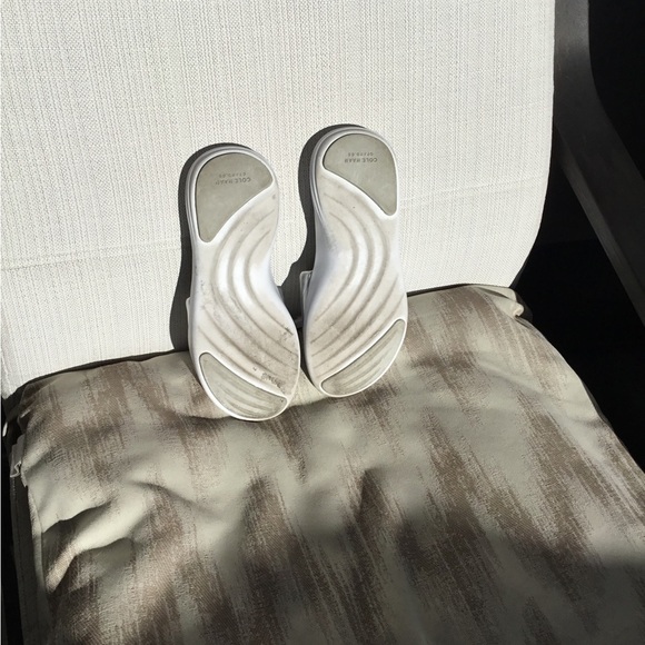 Cole Haan Silver Slide Sandals - Picture 4 of 10